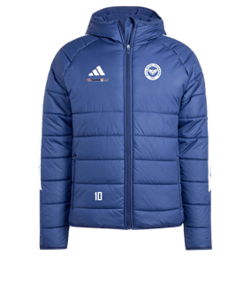 adidas Tiro 24 Winterjacke Blau Weiss