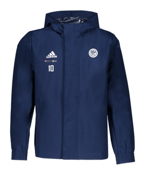 adidas Entrada 22 Allwetterjacke Blau