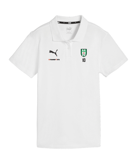 PUMA teamGOAL Casuals Poloshirt Damen Weiss F04