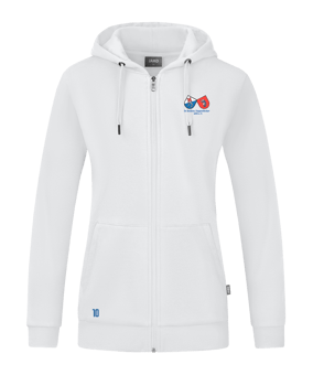 JAKO Organic Kapuzenjacke Damen Weiss F000