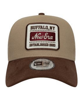 New Era Ne Patch Suede Eframe Cap Beige - beige