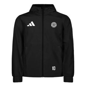 adidas Entrada 26 Regenjacke Schwarz