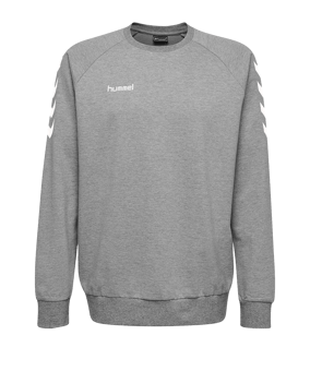 Hummel Cotton Sweatshirt Kids Grau F2006 - grau
