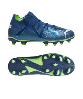 PUMA FUTURE Pro FG/AG Jr Gear Up Kids Blau Weiss F03 - blau