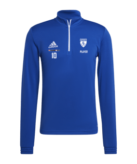adidas Entrada 22 HalfZip Sweatshirt Blau Weiss