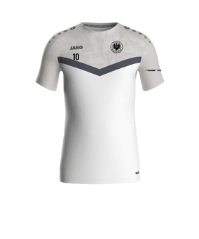 JAKO Iconic T-Shirt Weiss Grau F016