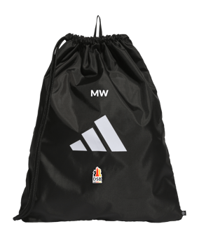 adidas Tiro League Gymsack Schwarz Weiss
