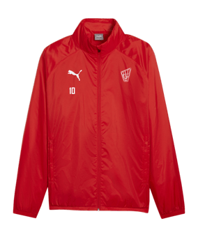 PUMA teamGOAL Allwetterjacke Rot Weiss F01