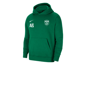 Nike Park 20 Fleece Hoody Kids Grün Weiss F302