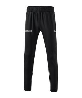 Erima Performance Trainingshose Schwarz Weiss