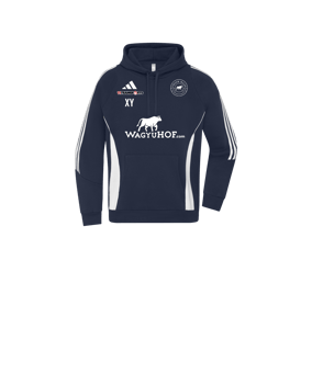 adidas Tiro 24 Hoody Kids Blau Weiss