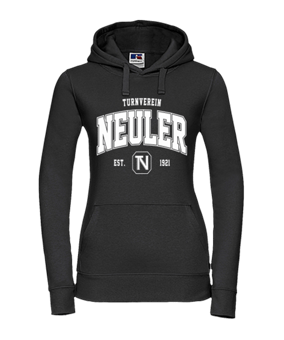 TV NEULER Hoodie Colleged Damen (BLK) - schwarz