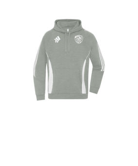 adidas Tiro 24 Hoody Kids Grau Weiss