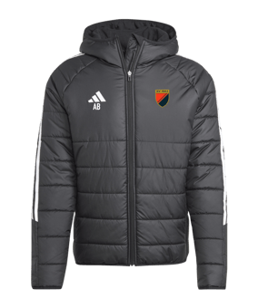 adidas Tiro 24 Winterjacke Schwarz Weiss