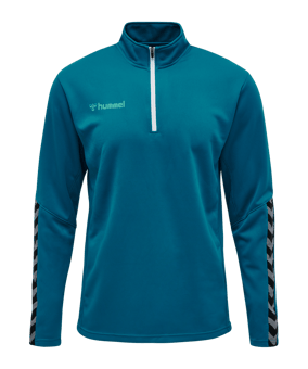 Hummel Authentic HalfZip Sweatshirt Türkis F8745 - tuerkis