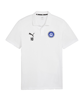 PUMA teamGOAL Casuals Poloshirt Weiss F04