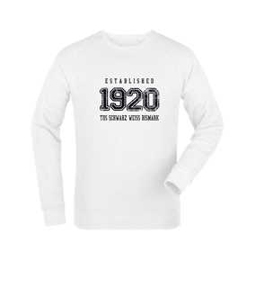 Merch Roller Sweatshirt White | #established