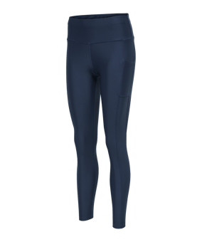 Hummel hmlTE Tola High Waist Leggings Damen F7954 - blau