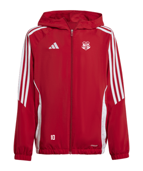 adidas Tiro 24 Windbreaker Kids Rot Weiss