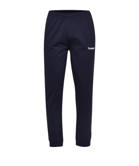 Hummel Cotton Pant Jogginghose Kids Blau F7026 - blau