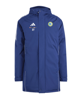 adidas Tiro 24 Kapuzenjacke Blau Weiss
