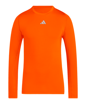 adidas TechFit Longsleeve T-Shirt Orange - orange