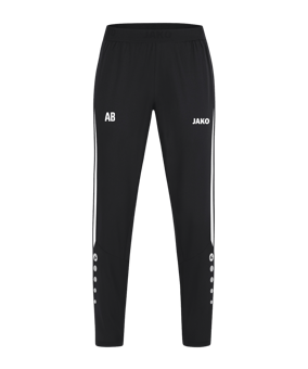JAKO Power Freizeithose Damen Schwarz Weiss F802