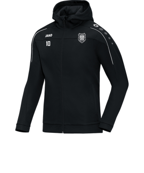 JAKO Classico Kapuzenjacke Schwarz F08