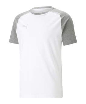 PUMA teamCUP Casuals T-Shirt Weiss F04 - weiss
