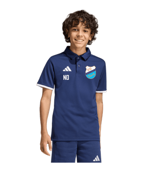 adidas Entrada 26 Polo Kids Dunkelblau