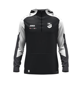 JAKO Dynamic Zip Kapuzenjacke Schwarz F826