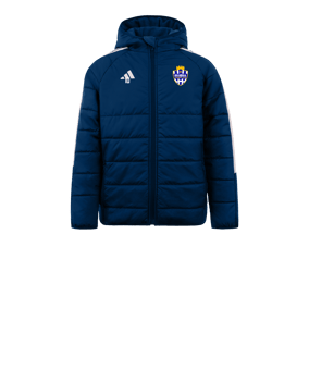 Veste d'hiver enfant adidas Tiro 24 bleu blanc 