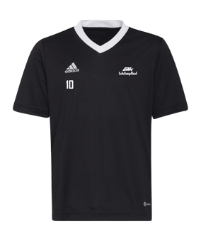 adidas Entrada 22 Trikot Kids Schwarz Weiss