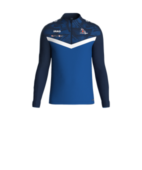 JAKO Iconic HalfZip Sweatshirt Kids Blau F403