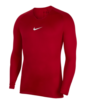 Nike Park First Layer Top langarm Rot F657 - rot