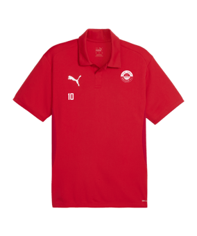 PUMA teamGOAL Poloshirt Rot F01