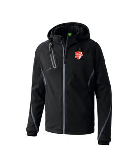 Erima Softshell Jacke Active Wear Function Schwarz