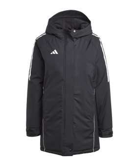 adidas Tiro 24 Kapuzenjacke Damen Schwarz
