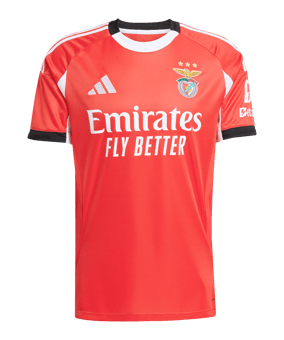adidas Benfica Lissabon Trikot Home 2025/2026 Rot - rot