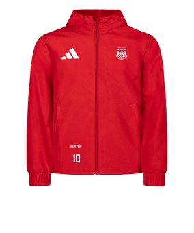 adidas Entrada 26 Allwetterjacke Rot