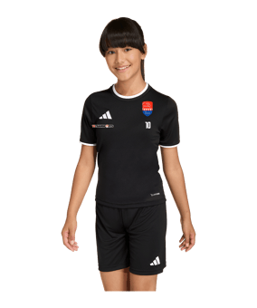 adidas Entrada 26 Trikot Kids Schwarz