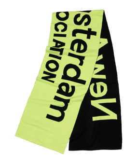 New Amsterdam Name Schal Schwarz Gelb - schwarz