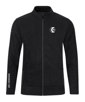 JAKO Fleece Jacke Kids Schwarz F801