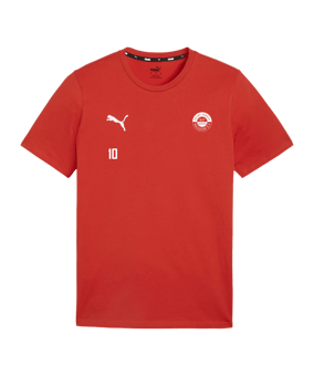 PUMA teamGOAL Casuals T-Shirt Rot F01