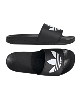 adidas Originals Adilette Lite Badelatsche Schwarz - schwarz
