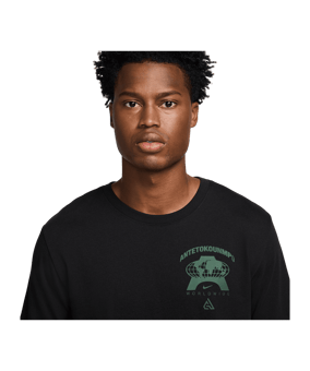 Nike NBA M90 Giannis Antetokounmpo T-Shirt Schwarz F010 - schwarz