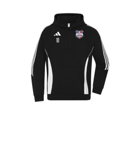 adidas Tiro 24 Hoody Kids Schwarz Weiss