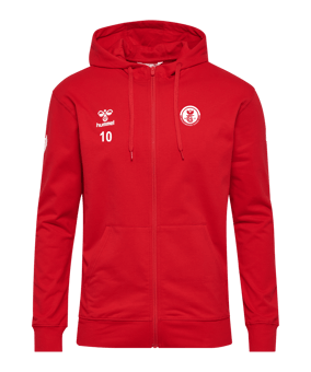 Hummel Go 2.0 Chevron Kapuzenjacke Rot F3062