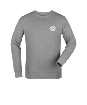 Merch Roller Sweatshirt Heather Grey  | #logo1c