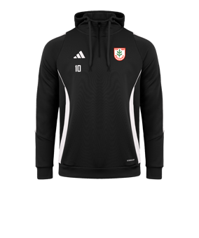 adidas Tiro 24 Hoody Schwarz Weiss 